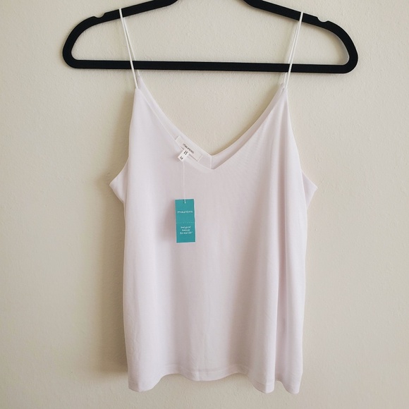 Maurices Tops - CLEAR-OUT SALE Basic White V-Neck Tank Top - Medium - Maurices